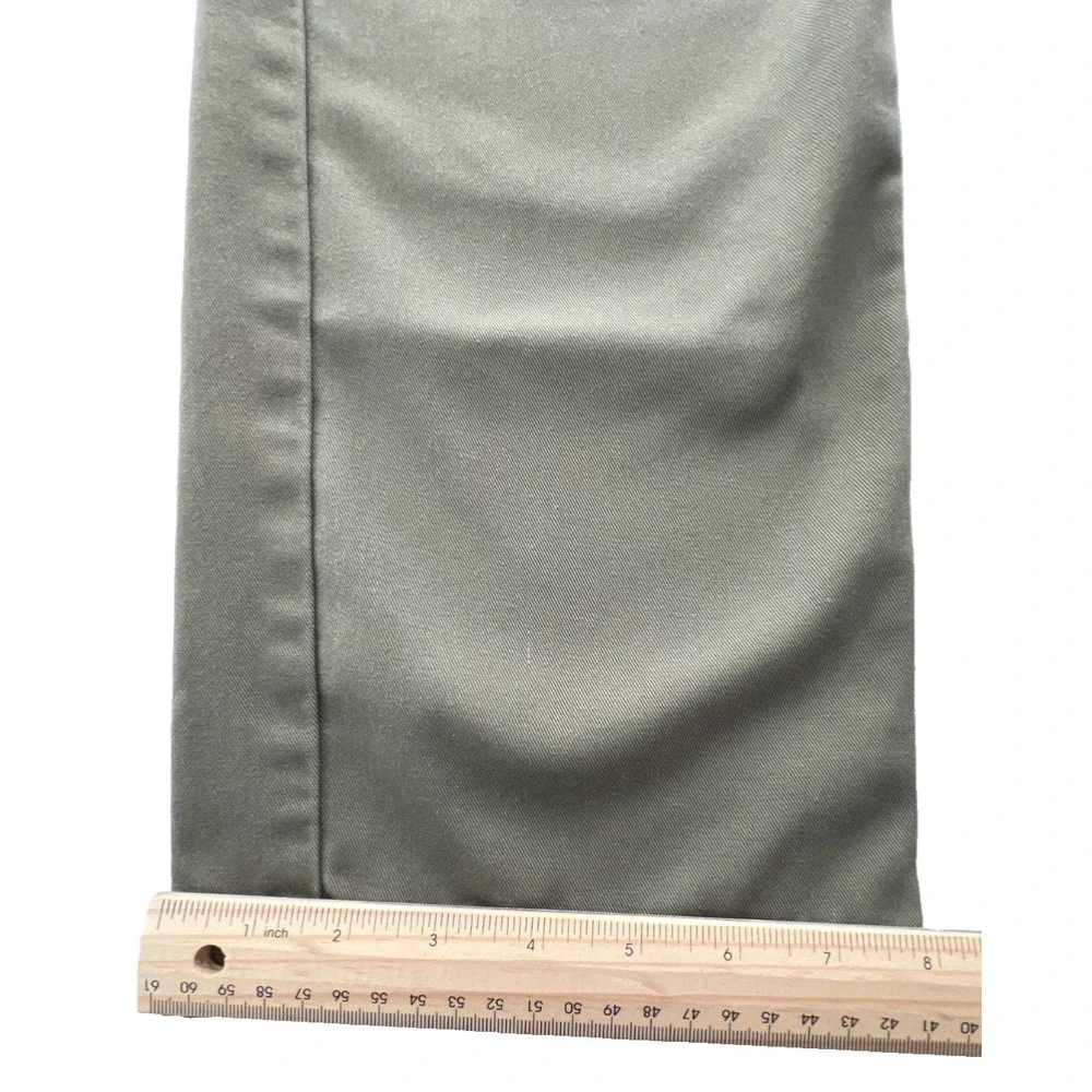 RVCA Pants 36x29 Mens Weekend Chino Olive Green Tan Straight Fit Stretch 90s Y2K